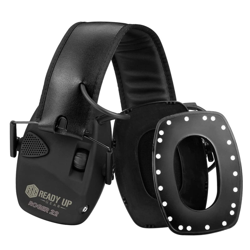 Ready Up Gear Roger 22 Electronic Ear Muffs from, Black