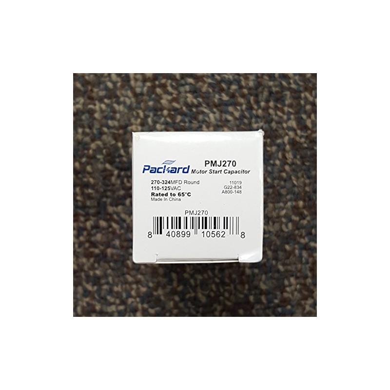 Packard 110-125V Start Capacitor 270-324 MFD