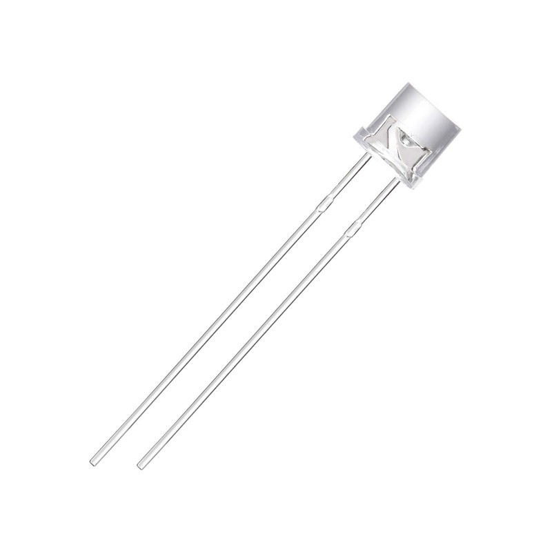 Chanzon 100 pcs 5mm White Flat Top LED Diode Lights