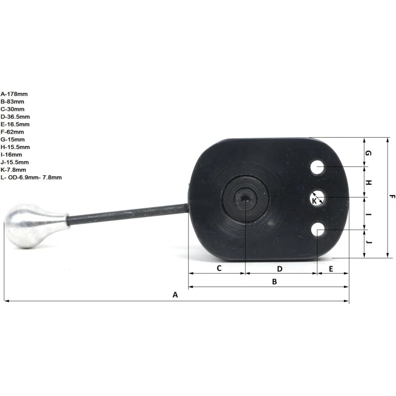 BUYOHLIC Lathe Ball turning Attachment - ROUND BASE- DOUBLE BIT