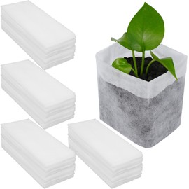 NODMIPNS 200 Pcs Nursing Growing Bags,Fabric Seedling Pots Non-Woven Pouch Seed Starting Pots Pouches for Vegetables, Flowers, Fruits, Trees, Home Garden Supply(200 Pcs 6.3" x 7.09 ")