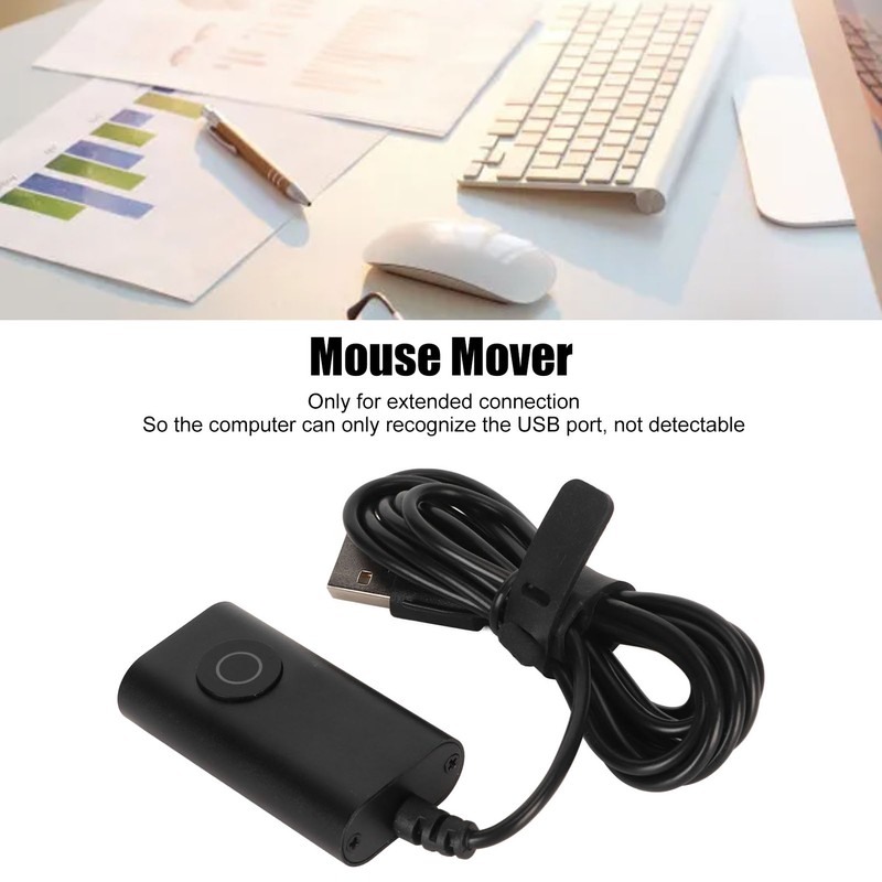 Undetectable Mouse Mover with Independent Switch Plug and Play Computer