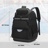GOBUROS Swim Backpack with Separate Shoe Space, Swim Gear Bag