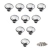 Stainless Steel Round Drawer Knobs Cabinet Handles Door Handle Pull