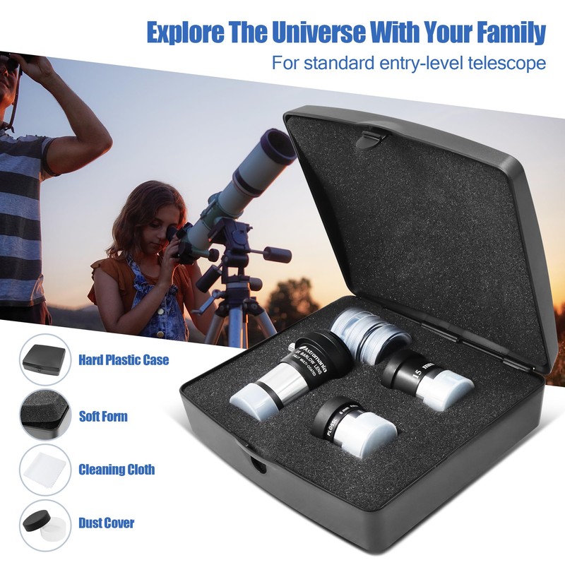 Astromania Accessory Kit Telescope Fully-coated Eyepieces - A Useful Set