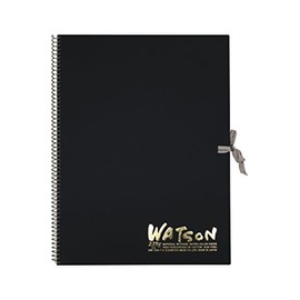 Muse NW-1504 F4 Watercolor Paper, Watson Book, F4, 8.3 oz (239 g), Natural, 15 Sheets