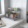 REALINN Under Sink Organizer, Pull Out Cabinet Organizer 2 Tier