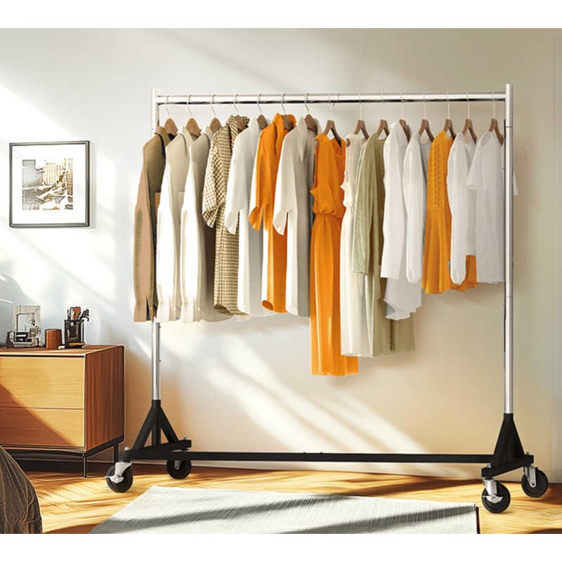 HOKEEPER Commercial Z Base Garment Rack Hold 500LBS Heavy Duty