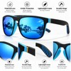 Polarized Square Sunglasses for Outdoor Use – Lightweight UV400 PC