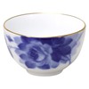 Okura Toen 64CN/8011-A Blue Rose Japanese Bowl, Approx. 13.6 fl