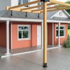 Heavy Duty Roof Riser Brackets Kit, TROPTOLKY Adjustable Height Angle