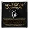 New Revenue Accountant Necklace Message Card Box Forever Love Standard