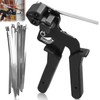 Cable Tie Pliers with 100 Cable Ties 200 x 4.6