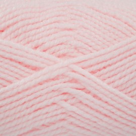 King Cole 1412512 Big Value Baby Chunky Soft Pink Yarn - 152M, 100g