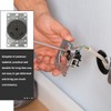 30A RV Outlet 125V 2P Industrial Grade Flush Mount Receptacle