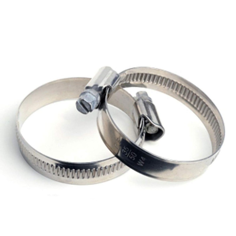 Worm Drive 70-90mm Hose Pipe Clamps Clip Stainless Steel (Pack