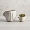 47th & Main Ceramic Decorative Pot, 2.75" Tall, Cream