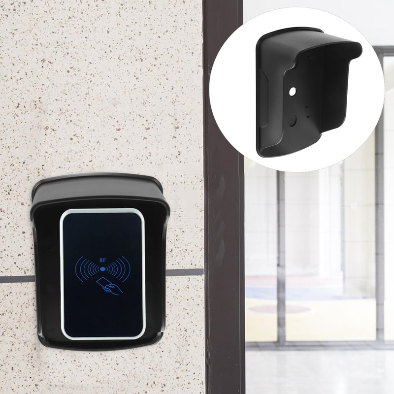 Plastic Doorbell Cover, Weatherproof Chime Protector for Attendance Machine, 17CM,