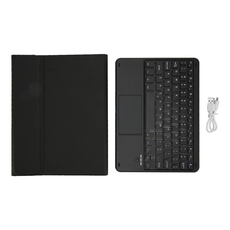 Tablet Keyboard Trackpad Magnetic Auto Sleep Kickstand Pencil Holder Wireless