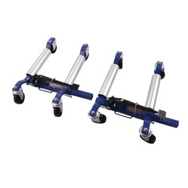Wheel Dolly, 1300 Lbs Capacity Car Jack Dolly, Heavy Duty Self Loading Dolly with Ratcheting Foot Pedal,Wheel Dolly Car Skates,Lift Hydraulic Car Wheel Dolly,for Vehicle Car Auto Repair, Set of 2,Blue
