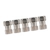 5PCS Plumbing Fittings Stainless Steel Female Thread Pipe Adapter Fittings