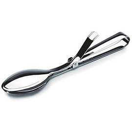 Lacor 18/10 Stainless Steel Serving Spoon Tong, Silver, 24 x 30 x 30 cm