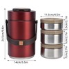 Qiilu Food Flask 2L Termos Para Comida Caliente 24 Horas