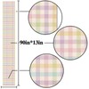Nepnuser Nepnuser Linen Spring Easter Buffalo Check Plaid Table Runner