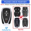 XIYANG TRADE for Chevy Key Fob Cover with Keychain,Soft TPU