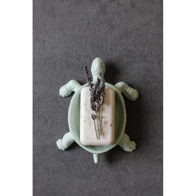 Creative Co-Op Cast Iron Turtle Soap Dish
