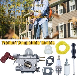 Haishine 753-06288 Carburettor Set for Troy-Bilt 751-15112 751-15112A 753-08984 for ZA-MA C1U-P27 for Craftsman Murray 25CC Leaf Blower Grass Trimmer with Spark Plug Screwdriver