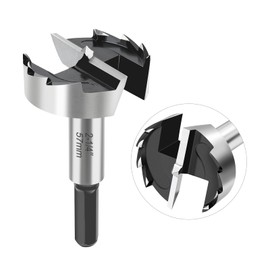2-1/4 Inch Forstner Bit for Woodworking,2-1/4" Forstner Drill Bit for Wood,Wood Drill Bit Woodworking Hinge Cutter Tool for Woods Plywood Plastic