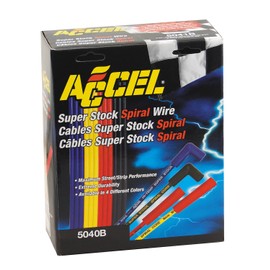 ACCEL 5040B 8mm Super Stock Spiral Universal Wire Set - Blue
