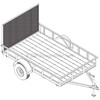 6′ 4" x 10′ Utility Trailer Plans – 3,500 lb