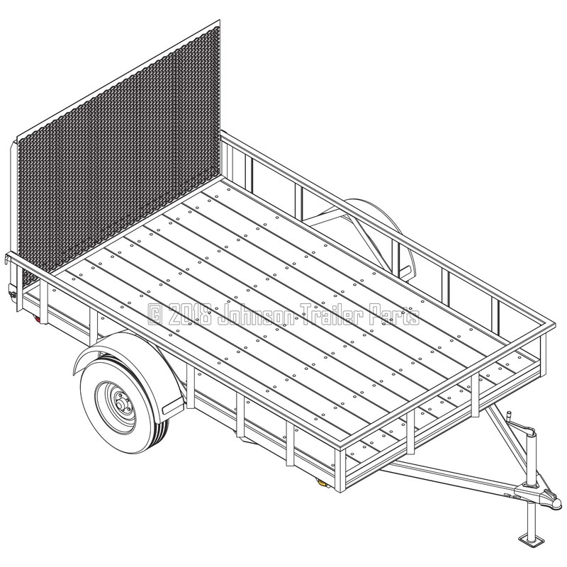 6′ 4" x 10′ Utility Trailer Plans – 3,500 lb