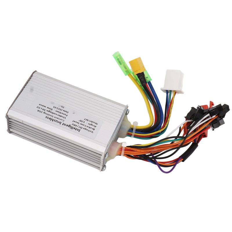 500W48V Electric Bike Controller Brushless Motor Controller Aluminium Alloy Groove