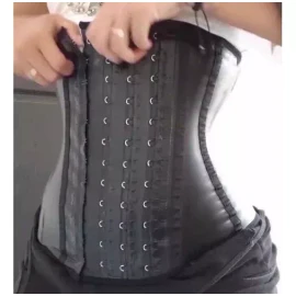 TOBEAUTY Faja Tipo Colombiana Reductora De Látex 4 Hileras De Broches