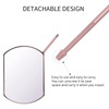 Miuffue Lash Mirror for Eyelash Extensions, Detachable Stainless Steel Large