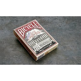 Bicycle US Presidents Playing Cards (Red Collector Edition) by Collectable Playing Cards - Card Game - Magic Tricks and Props