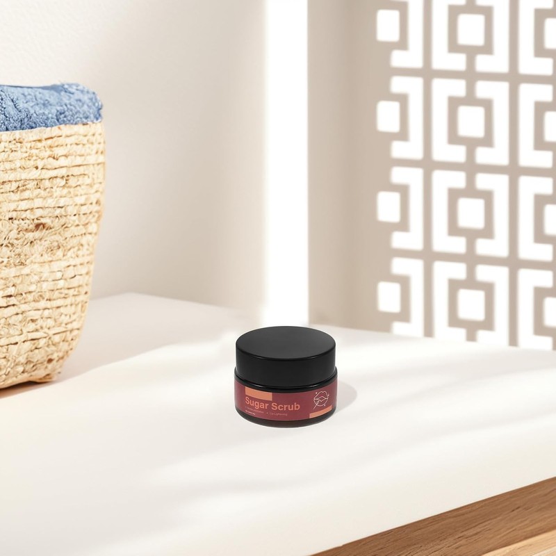 Exfoliante Labial de Azúcar Morena 20g para Labios Secos y