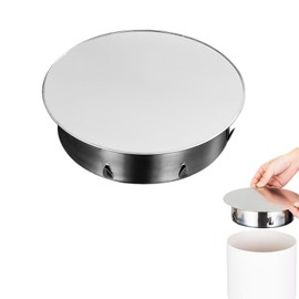 Gotetiso Chimney Hole Lid 150 mm Stove Pipe Cover Stainless Steel Chimney Cover Weatherproof Chimney Pipe Cover Stove Pipe Capsule Flue Pipe Stove Pipe Closure for All-Round Stove Pipes