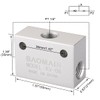 Baomain Aluminium Alloy One Way Quick Exhaust Air Shuttle Valve