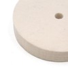 sourcing map 5 Inch Diameter 20 mm Thick Felt Round