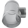 6'' Inch Duct T-Joint Splitter to 4" Inch 90° Degree