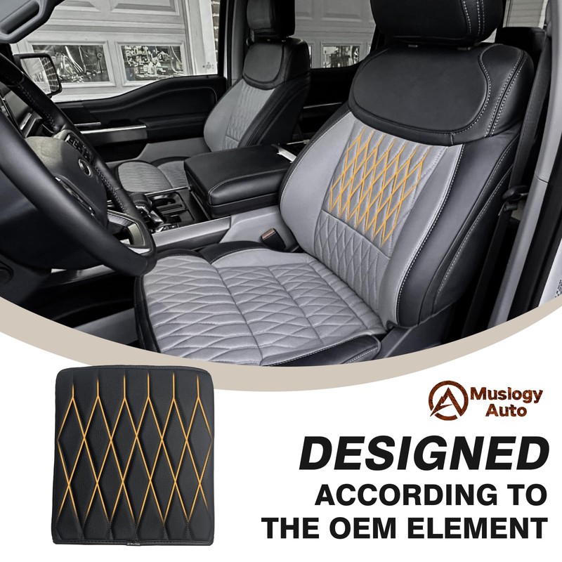 Muslogy Center Console Armrest Cover Compatible with Ford F-150 F150