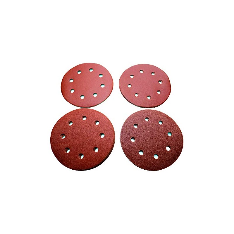 Pack of 20 8 Hole 180 mm Sanding Discs Strong