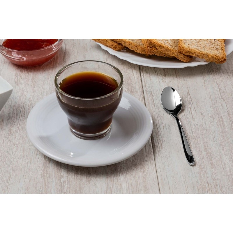 Arcos Serie Berlin, Cucchiaino Moka Cucchiaio Tavola, Monoblocco Unipezzo Acciaio