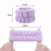 Samcos Wrist Bands for Face Wash 4 Pairs Wristbands Water