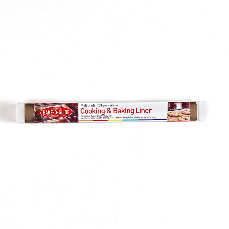 Bake-O-Glide STD0330 Non Stick Reusable Cooking/Baking Liner,Brown,1m x 330mm