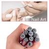 10 Stück Nailart Stempelstifte, Stempelstifte mit Blumen und Mustern, Nageldesign